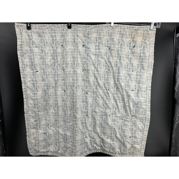 Vintage Handmade Baby Quilt Folk Art Animal Blanket Patchwork Nursery 37x37 - Picture 2 of 9